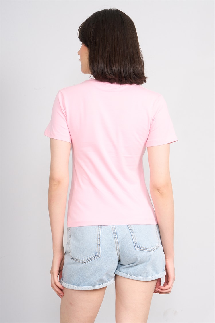 C.K Y26 8501 Fithit Byn B.Yk S.Fıt Penye T-shirt A.Pembe