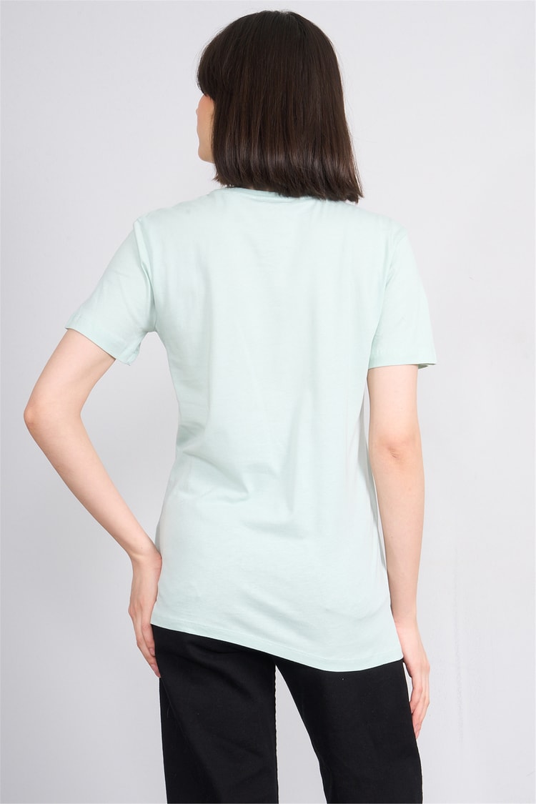 C.K Y26 8950 Fithit Byn B.Yk Regular Nakışlı T-shirt Cagla