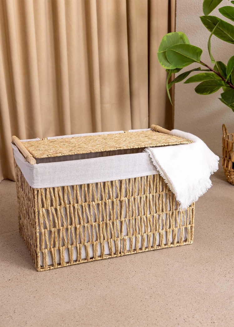 Cesta Hasır Organizer Sepet Naturel 57x36x37 cm