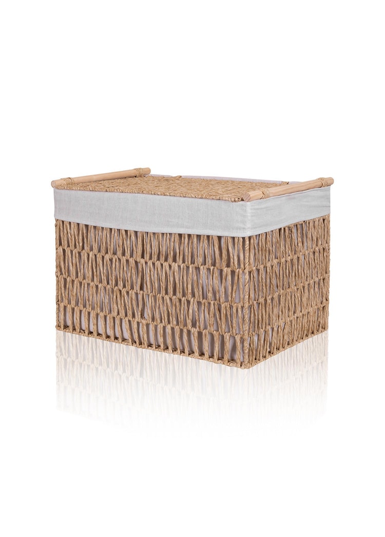Cesta Hasır Organizer Sepet Naturel 57x36x37 cm
