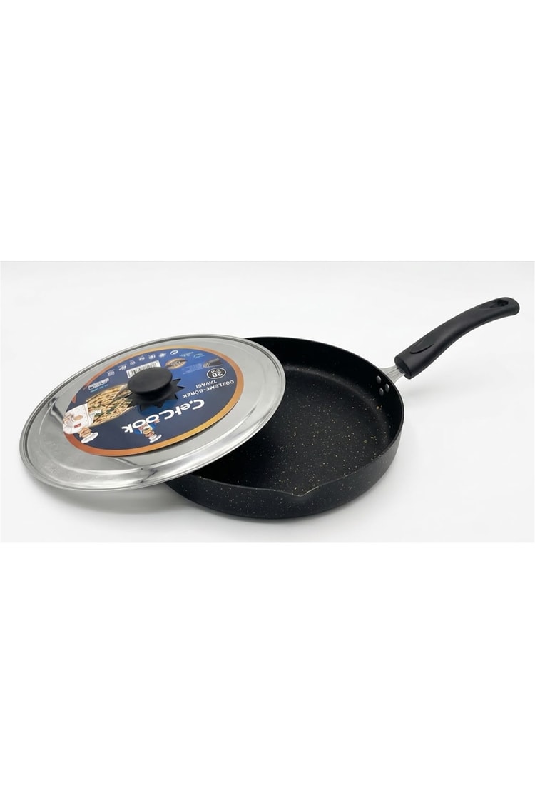 CETCOOK 30 cm Gagalı Balık ve Börek Tavası
