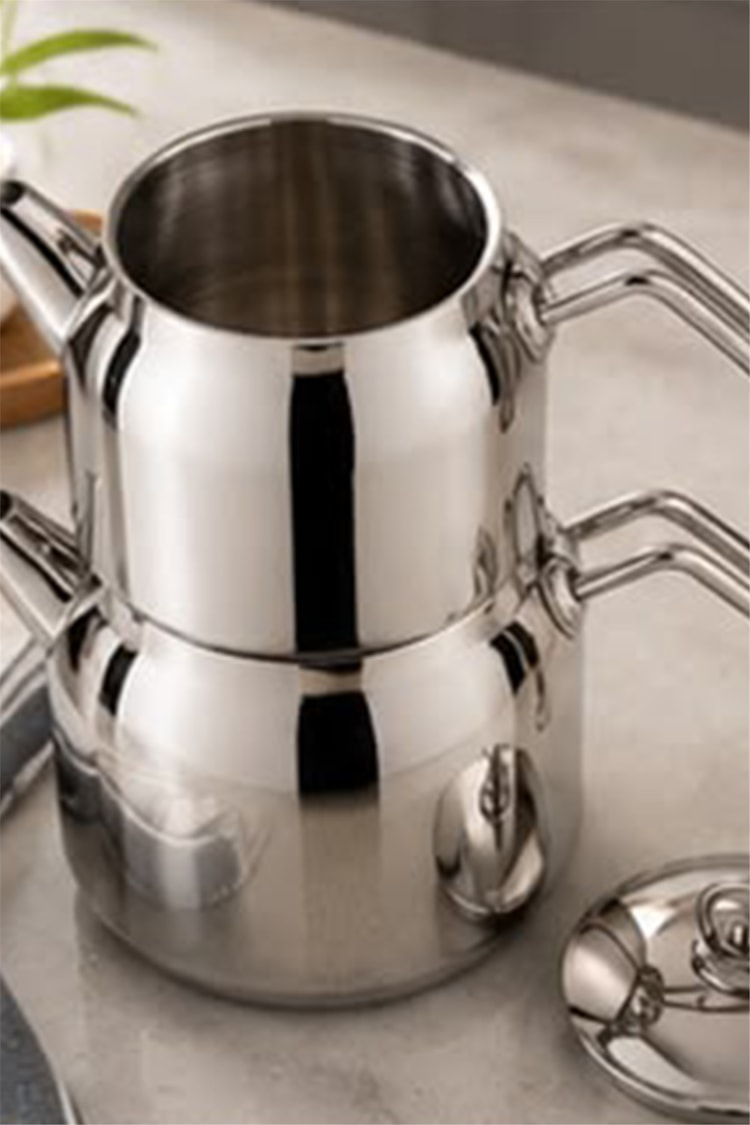 CETCOOK Elit Metal Kulp Orta Boy Çaydanlık