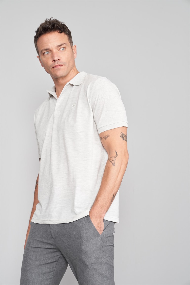Çetinkaya 2742 Polo Yaka Pike T-Shirt Karmelanj %100 Pamuk