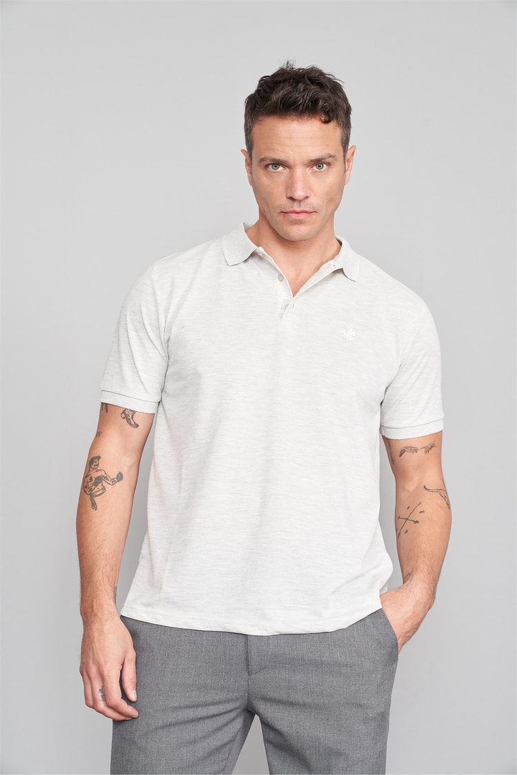 Çetinkaya 2742 Polo Yaka Pike T-Shirt Karmelanj %100 Pamuk