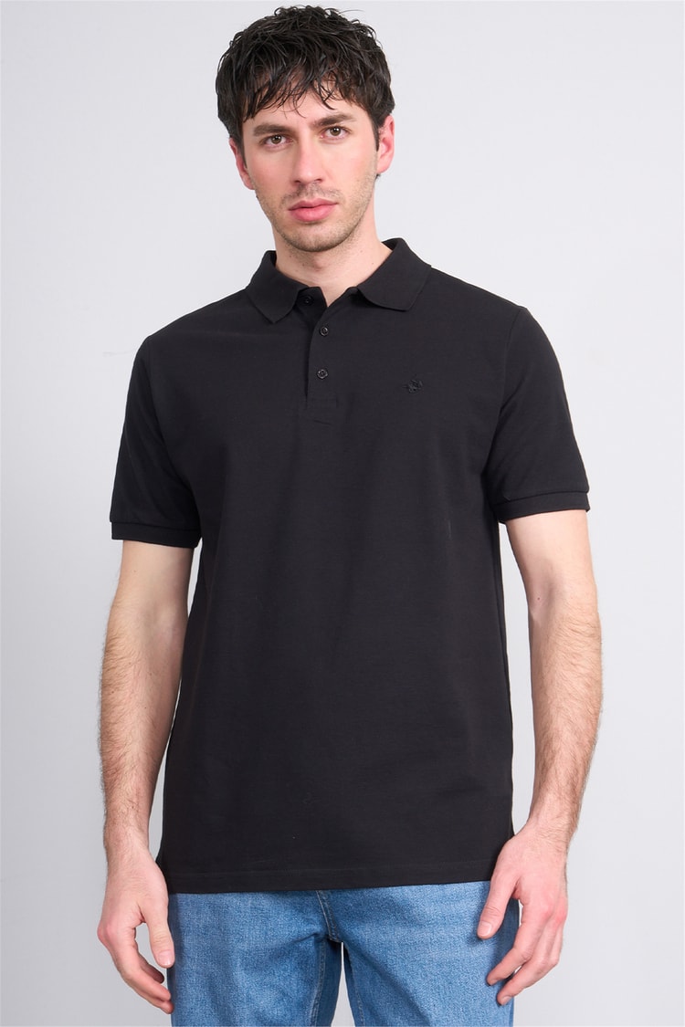 Çetinkaya Chester Polo 2742 Polo Yaka Regular Pike T-shirt Siyah