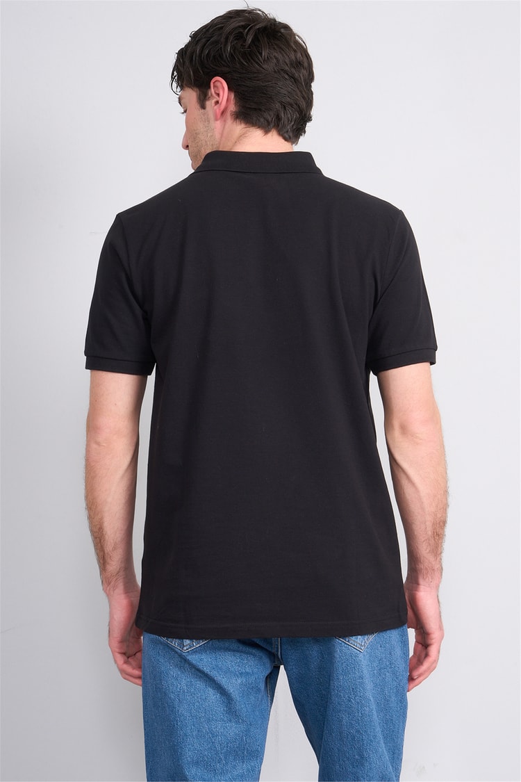 Çetinkaya Chester Polo 2742 Polo Yaka Regular Pike T-shirt Siyah