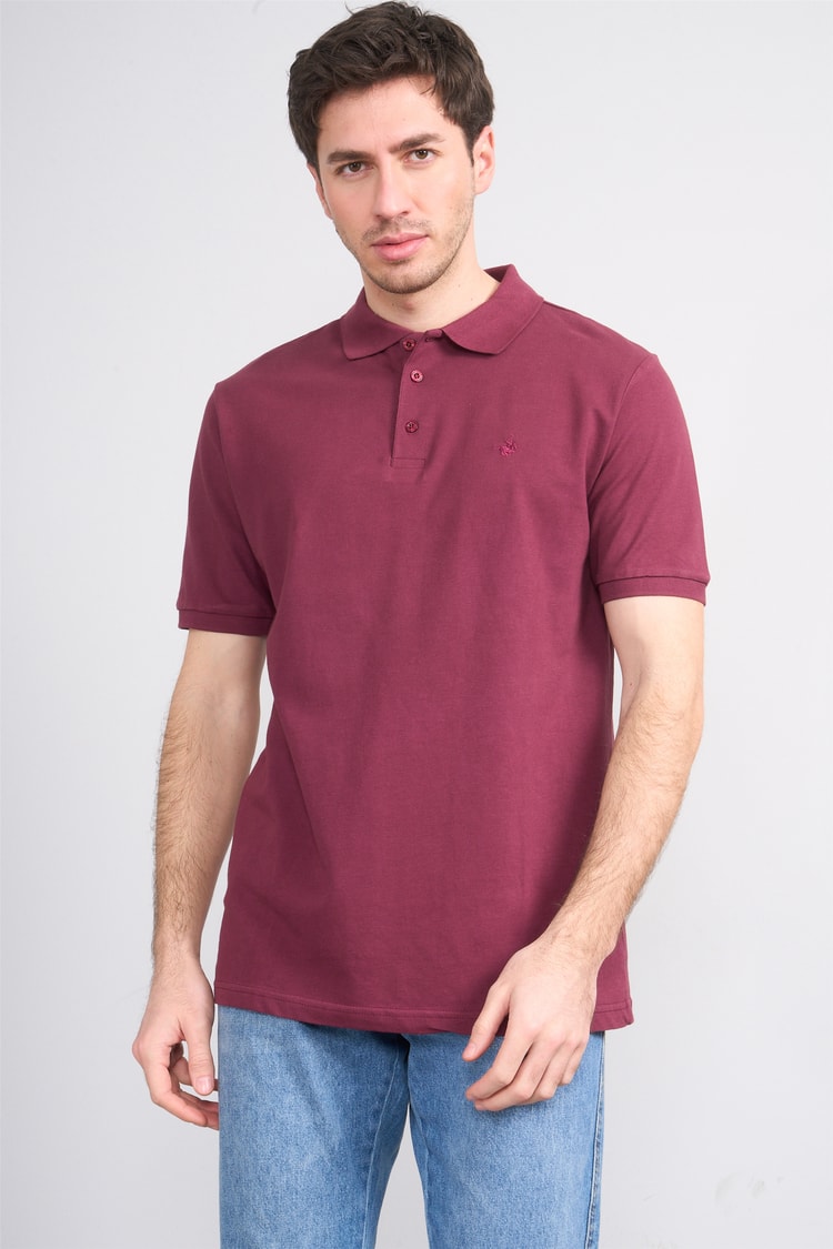 Çetinkaya Chester Polo 2742 Polo Yaka Regular Pike T-shirt Mürdüm