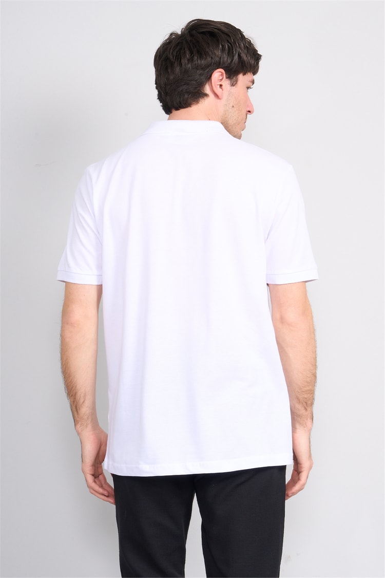 Çetinkaya Chester Polo 2742 Polo Yaka Regular Pike T-shirt Beyaz