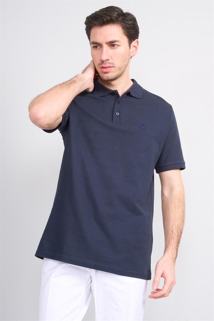 Çetinkaya Chester Polo 2742 Polo Yaka Regular Pike T-shirt Lacivert