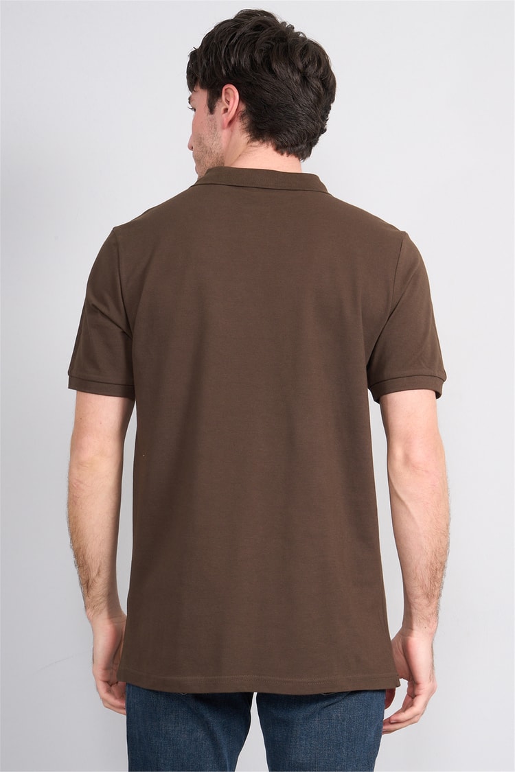 Çetinkaya Chester Polo 2742 Polo Yaka Regular Pike T-shirt Kakao