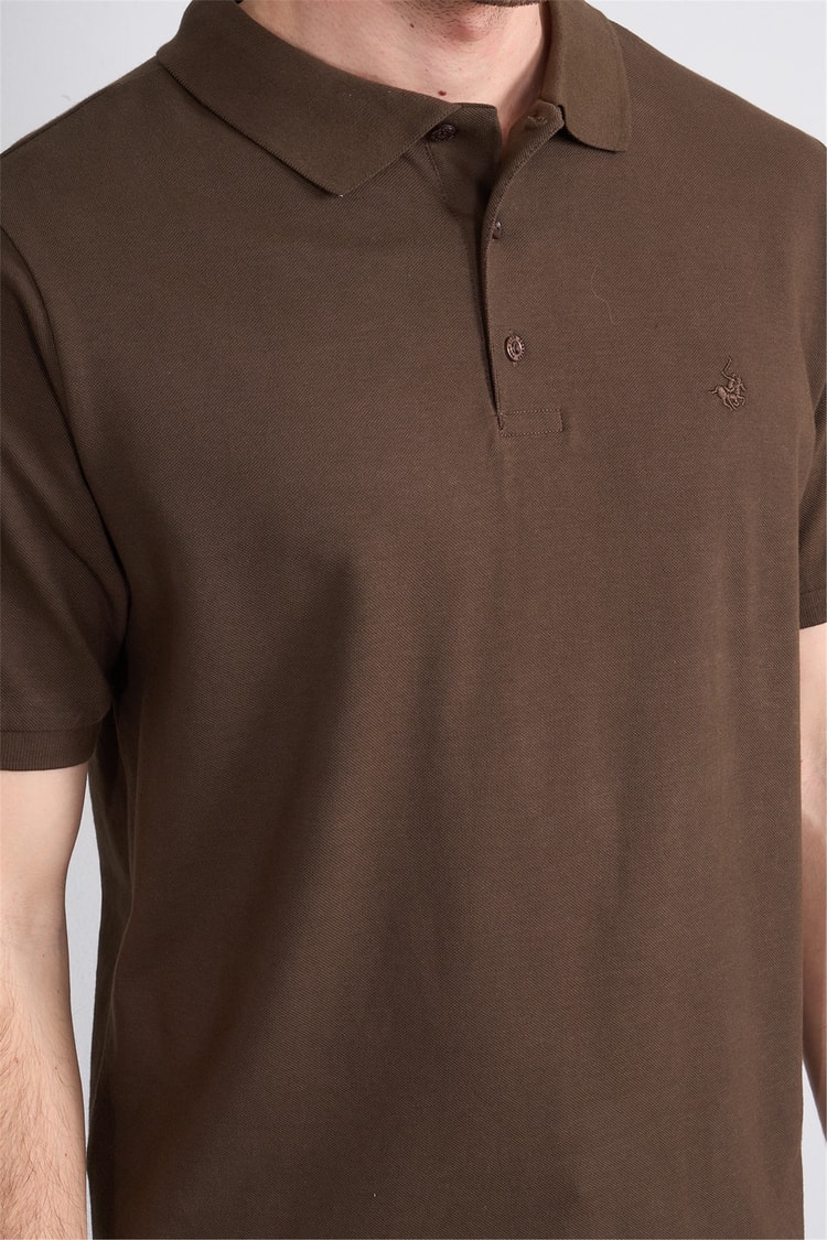 Çetinkaya Chester Polo 2742 Polo Yaka Regular Pike T-shirt Kakao