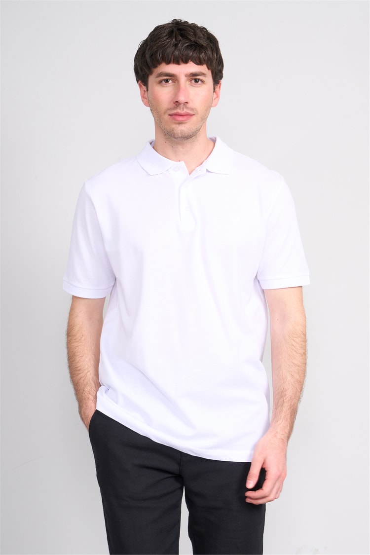 Çetinkaya Chester Polo 2742 Polo Yaka Regular Pike T-shirt Beyaz