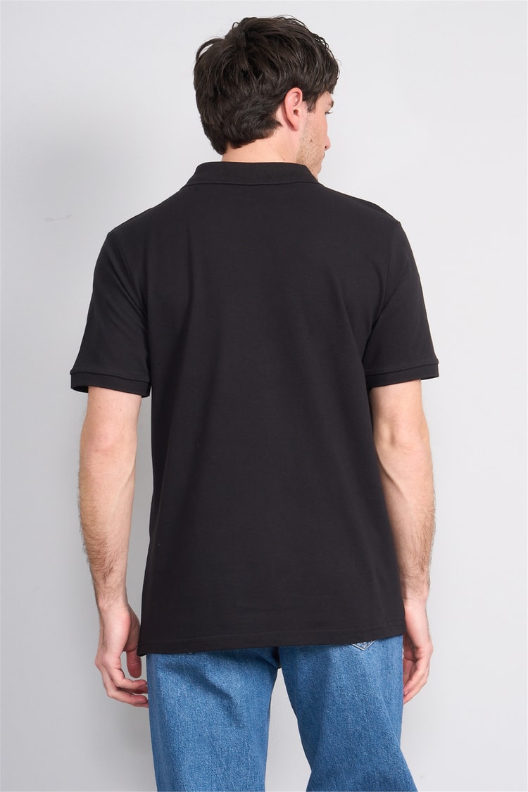 Çetinkaya Chester Polo 3047 Polo Yaka Regular Pike T-shirt Siyah