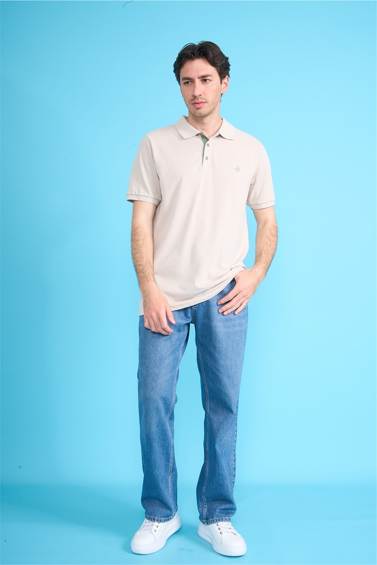 Çetinkaya Chester Polo 3047 Polo Yaka Regular Pike T-shirt Vizon