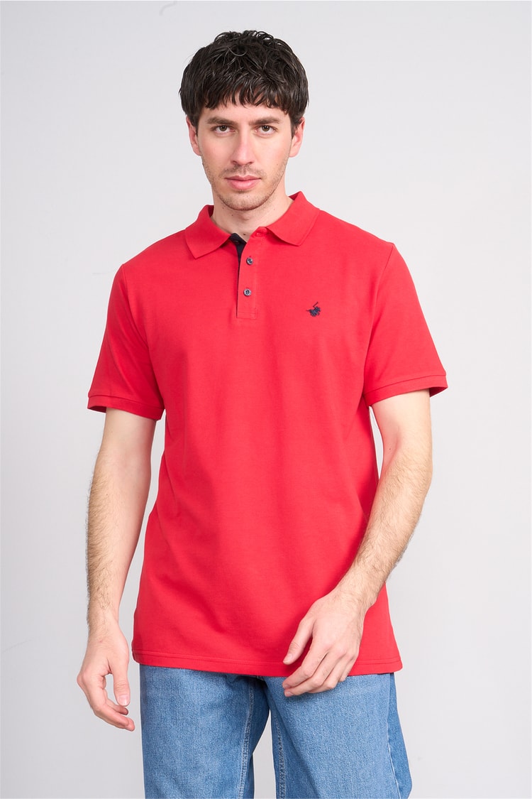 Çetinkaya Chester Polo 3047 Polo Yaka Regular Pike T-shirt Kırmızı