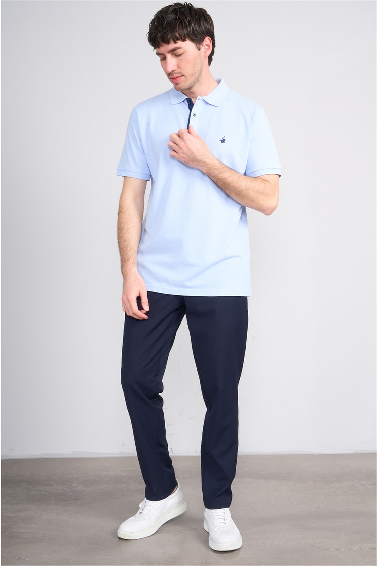 Çetinkaya Chester Polo 3047 Polo Yaka Regular Pike T-shirt Bebe Mavi