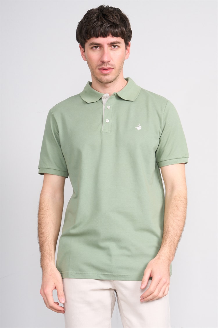 Çetinkaya Chester Polo 3047 Polo Yaka Regular Pike T-shirt Haki
