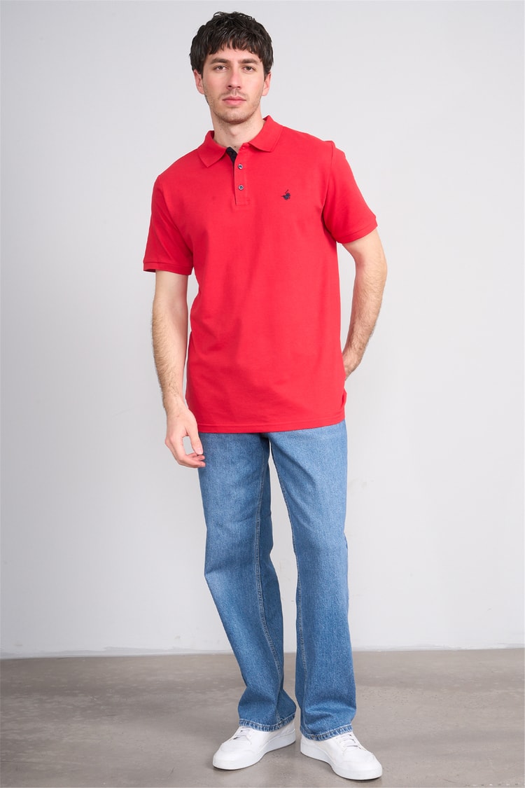 Çetinkaya Chester Polo 3047 Polo Yaka Regular Pike T-shirt Kırmızı