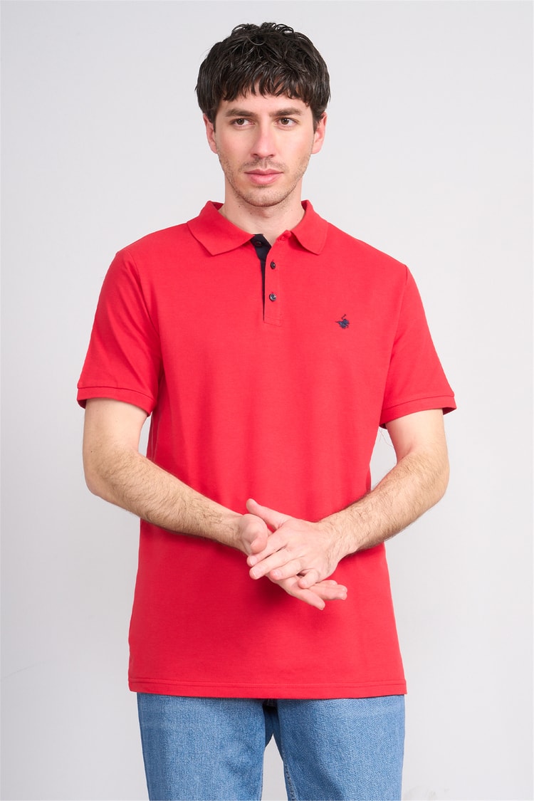Çetinkaya Chester Polo 3047 Polo Yaka Regular Pike T-shirt Kırmızı