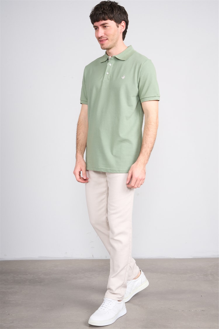 Çetinkaya Chester Polo 3047 Polo Yaka Regular Pike T-shirt Haki