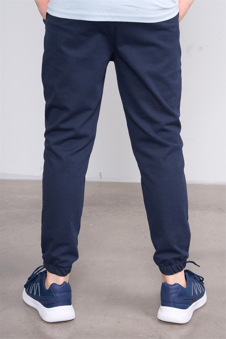 Çetinkaya FitClub 33411 Unisex 2 İplik Rejenere Eşofman Alt Lacivert 4-12 Yaş
