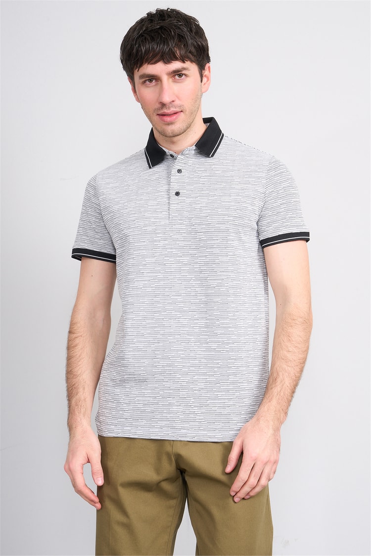 Çetinkaya Mentality 2611 Polo Yaka Regular Modelli T-shirt Karışık