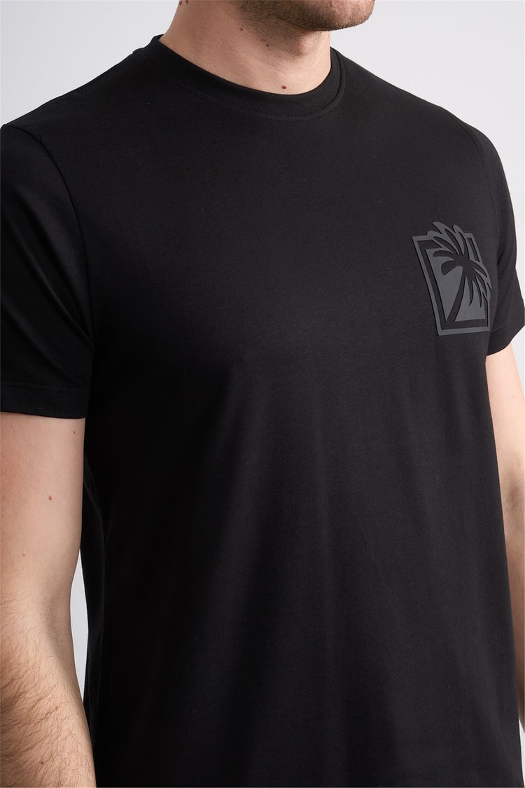 Çetinkaya Mentality 4532 Bisiklet Yaka Regular Modelli T-shirt Siyah