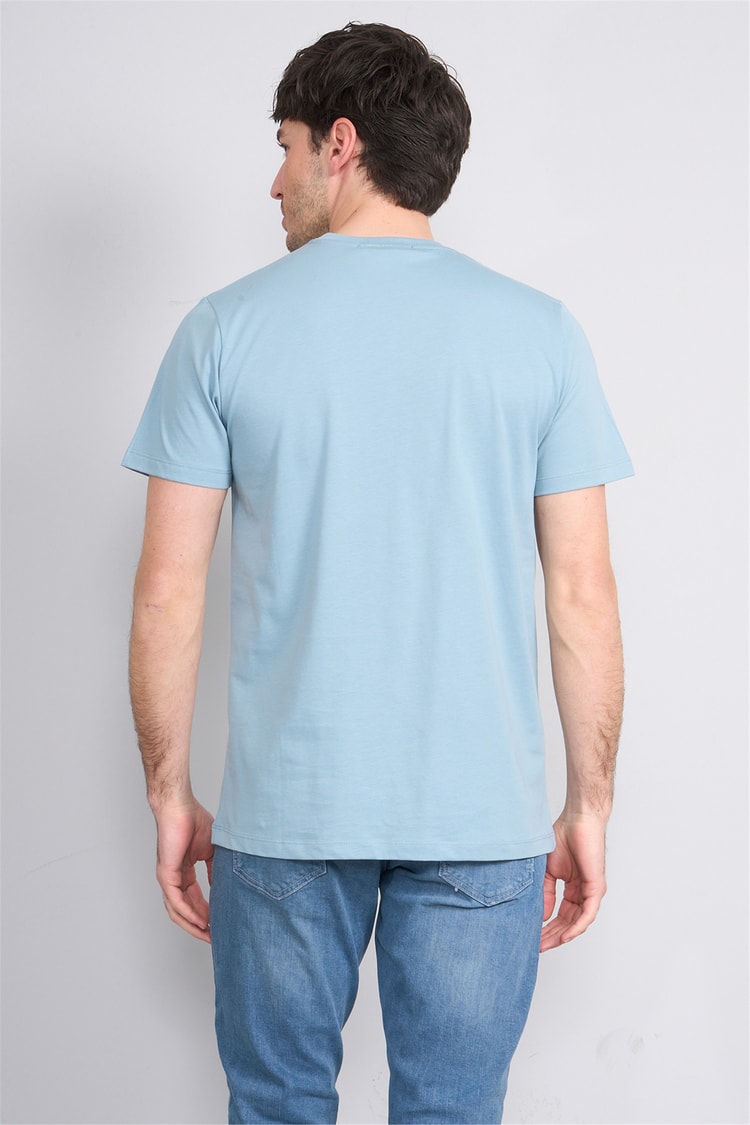 Çetinkaya Mentality 4534 Bisiklet Yaka Regular Modelli T-shirt Gri