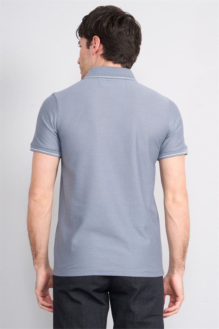 Çetinkaya Mentality 4563 Polo Yaka Regular Modelli T-shirt Gri