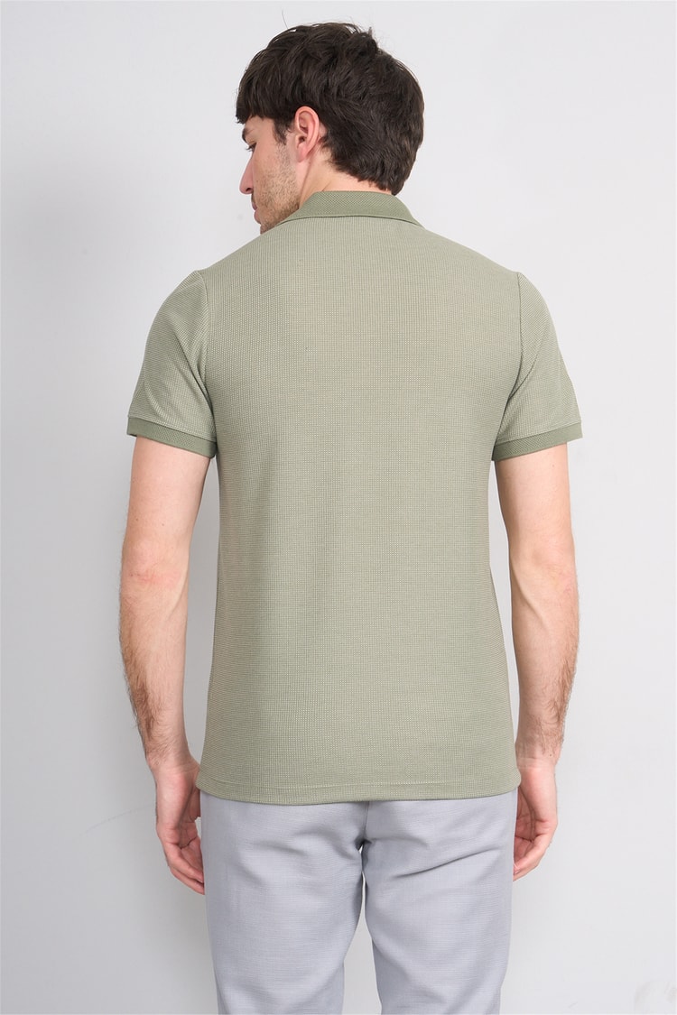 Çetinkaya Mentality 4568 Polo Yaka Regular Modelli T-shirt Haki