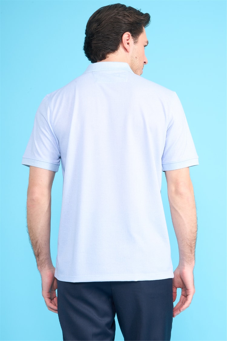 Çetinkaya Mentality 4582 Polo Yaka Regular Modelli T-shirt Mavi