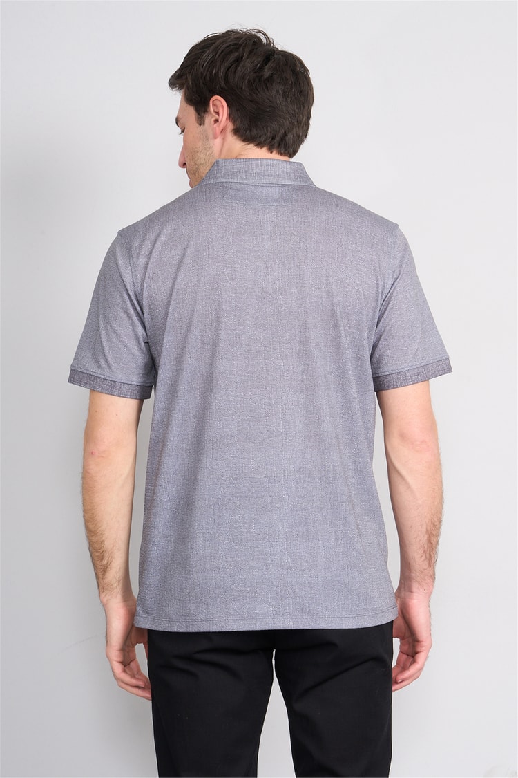 Çetinkaya Mentality 4582 Polo Yaka Regular Modelli T-shirt Siyah