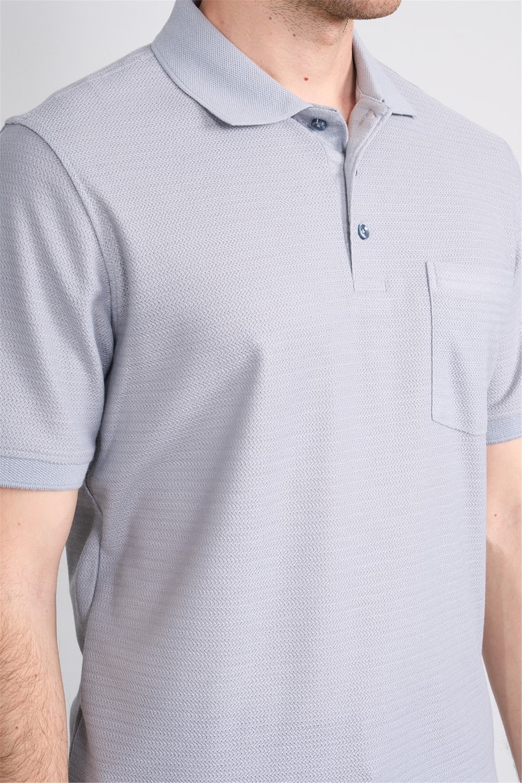 Çetinkaya Mentality 4591 Polo Yaka Regular Modelli T-shirt Gri