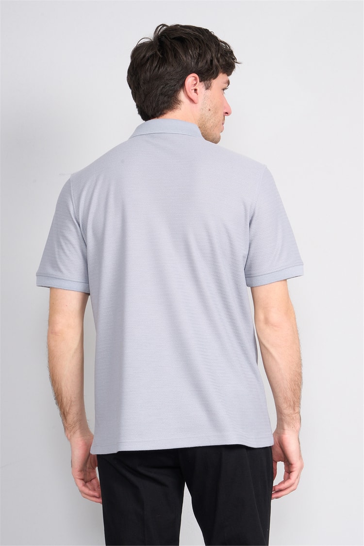 Çetinkaya Mentality 4591 Polo Yaka Regular Modelli T-shirt Gri