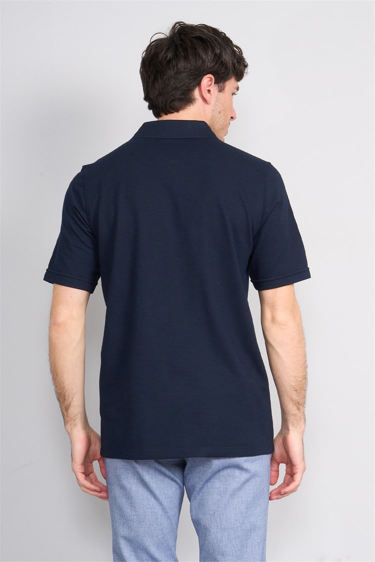 Çetinkaya Mentality 4592 Polo Yaka Regular Modelli T-shirt Lacivert