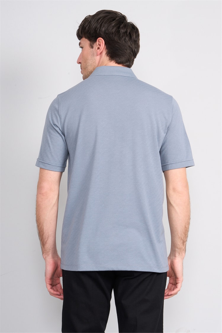 Çetinkaya Mentality 4596 Polo Yaka Regular Modelli T-shirt Gri