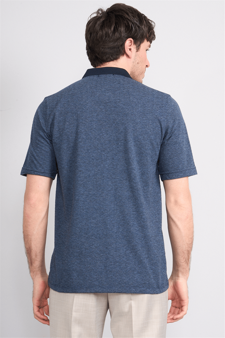 Çetinkaya Mentality 4597 Polo Yaka Regular Modelli T-shirt Lacivert
