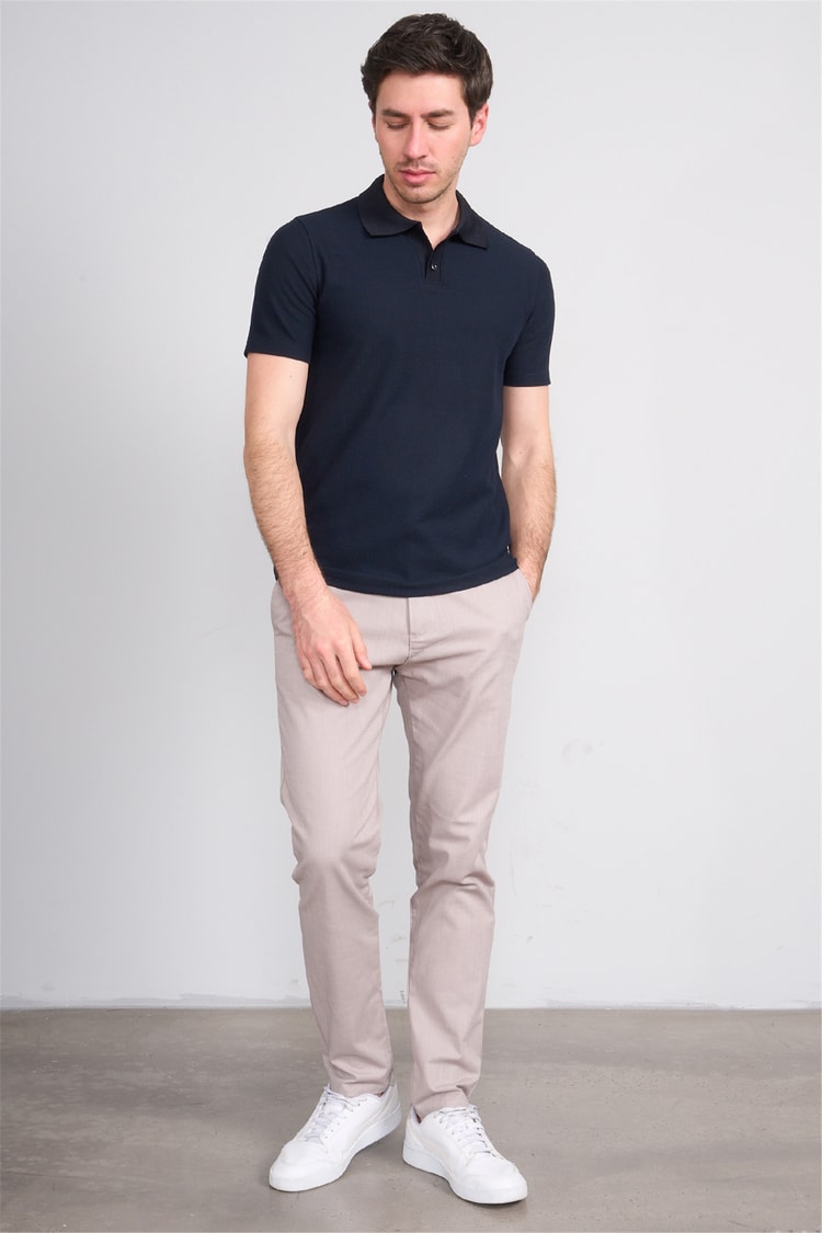 Çetinkaya Mentality 4603 Polo Yaka Regular Modelli T-shirt Lacivert