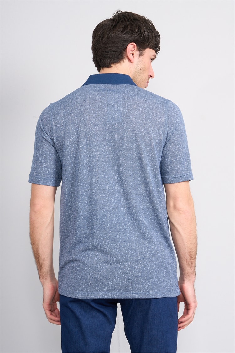 Çetinkaya Mentality 4627 Polo Yaka Regular Modelli T-shirt İndigo