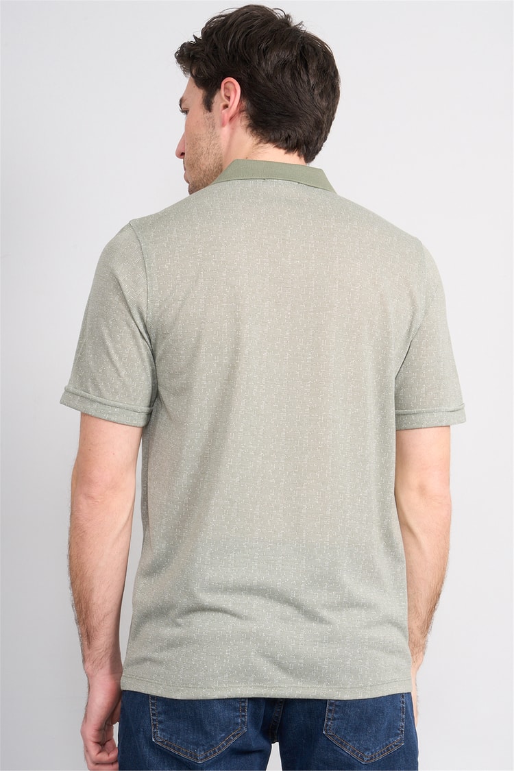Çetinkaya Mentality 4627 Polo Yaka Regular Modelli T-shirt Haki