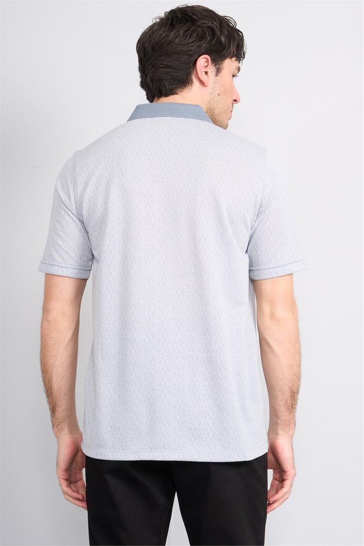 Çetinkaya Mentality 4628 Polo Yaka Regular Modelli T-shirt Gri
