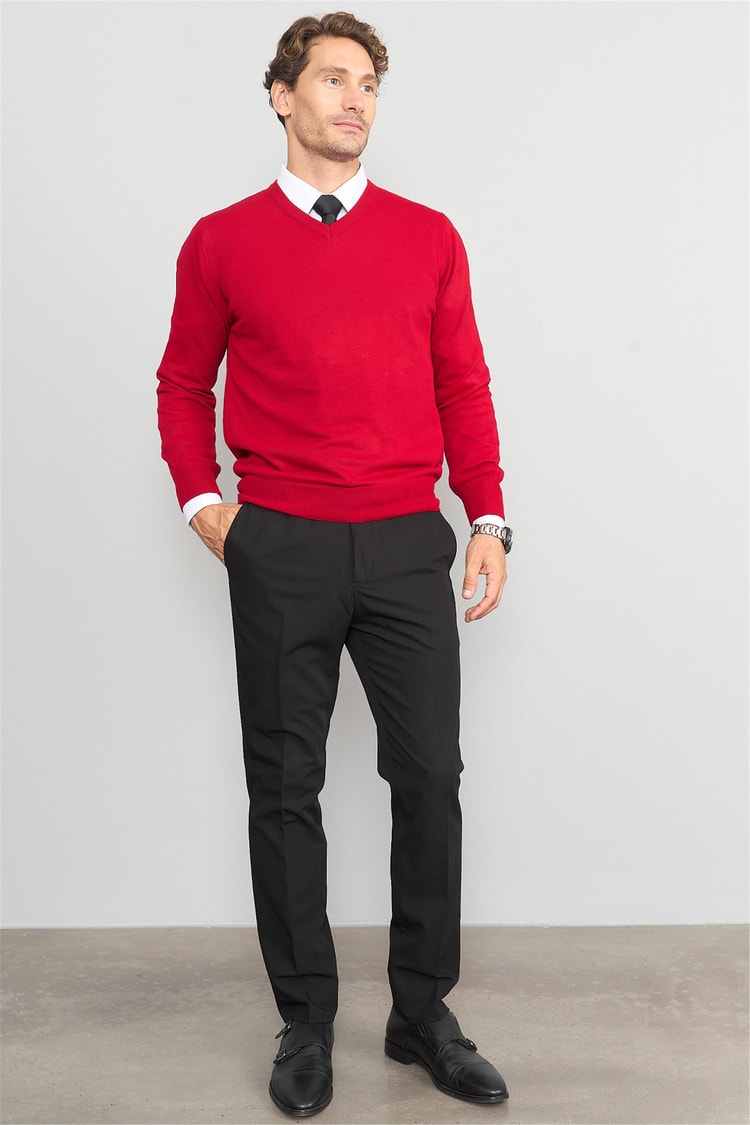 Chester Polo 9255 Erkek Slimfit Pantolon Siyah