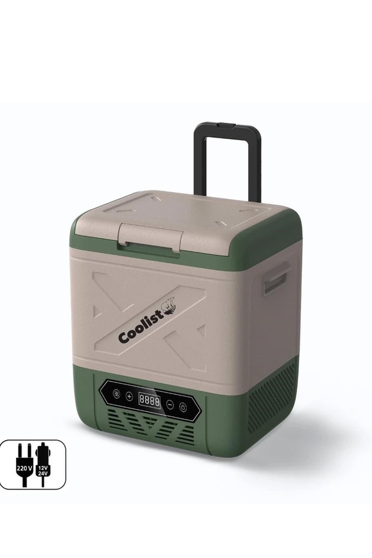 Coolist CLK18W 12/24Volt/ 220Volt 18 Litre Kompresörlü Tekerlekli Outdoor Oto Buzdolabı