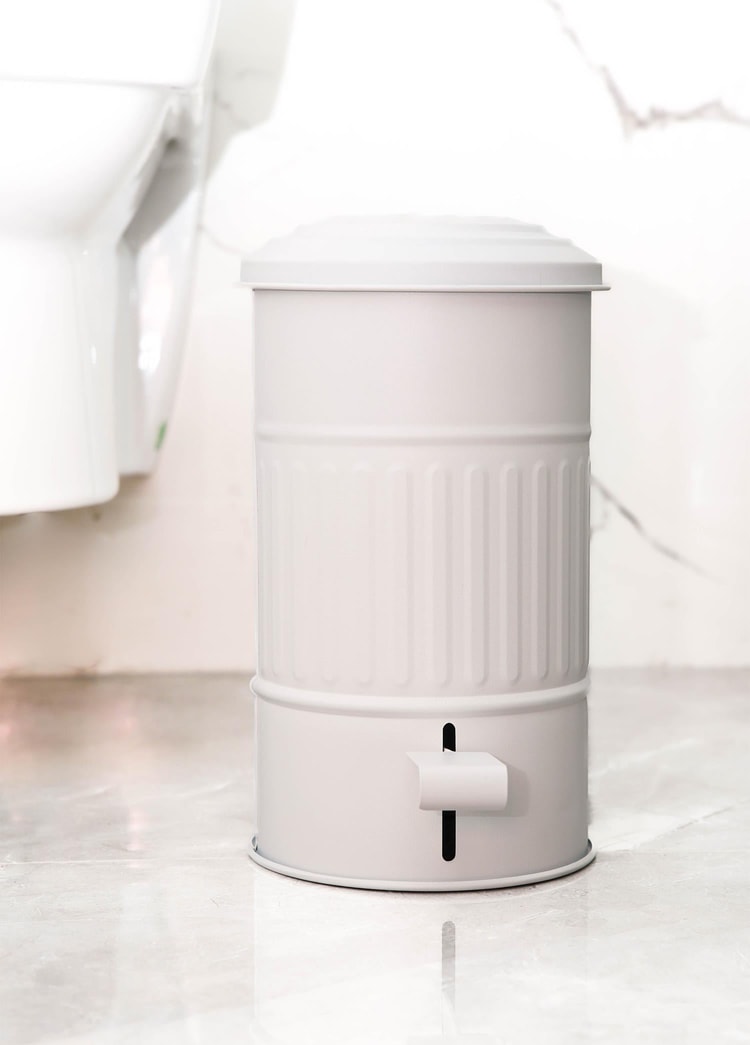 Çöp Kovası Banyo 5 Lt Beyaz MGL0009