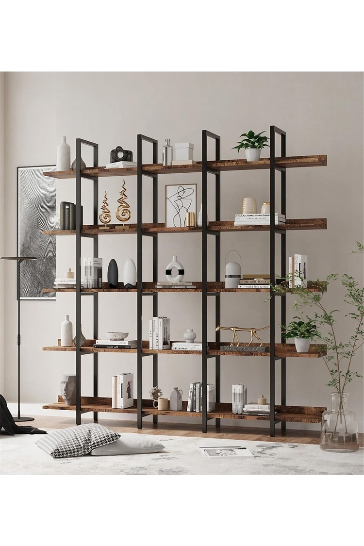 Deconode Loft Kitaplık Kahverengi DN1074K