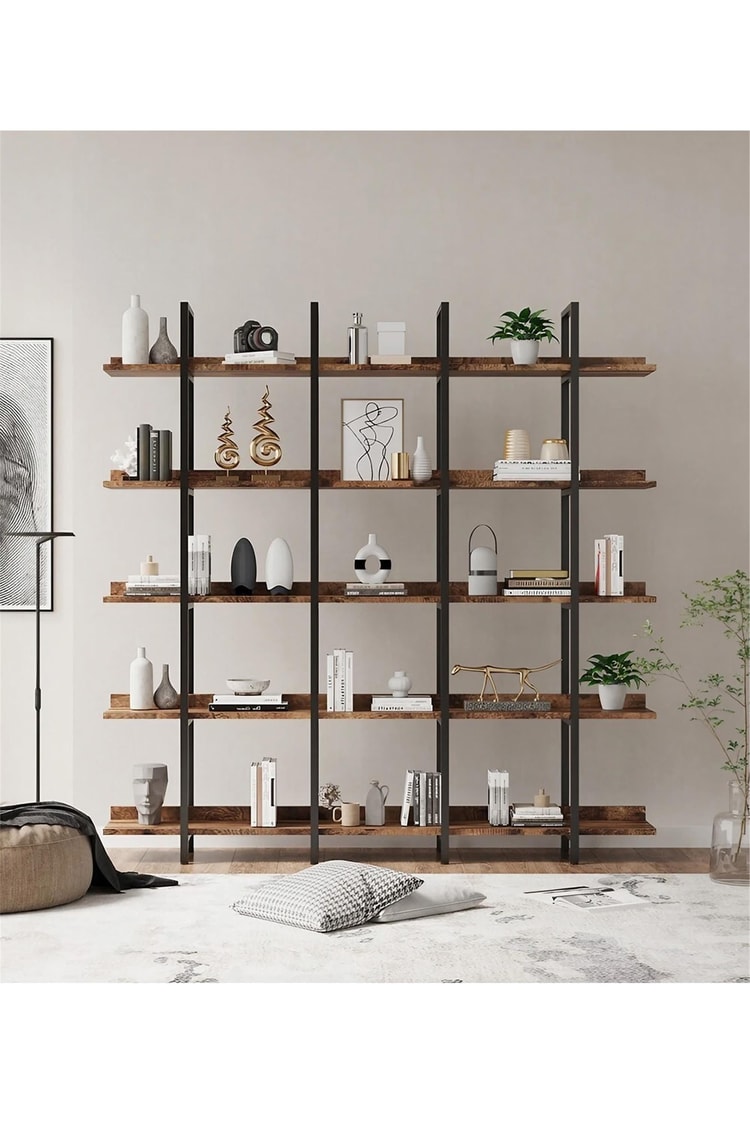 Deconode Loft Kitaplık Kahverengi DN1074K