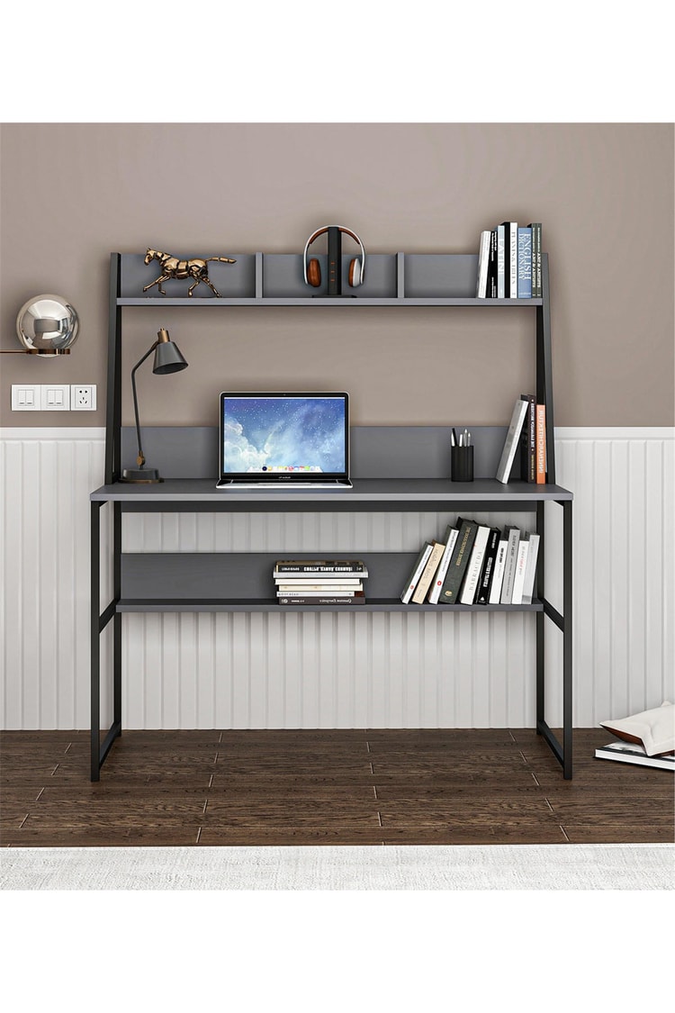 Deconode Majestic Çalışma Masası Antrasit DN1084A