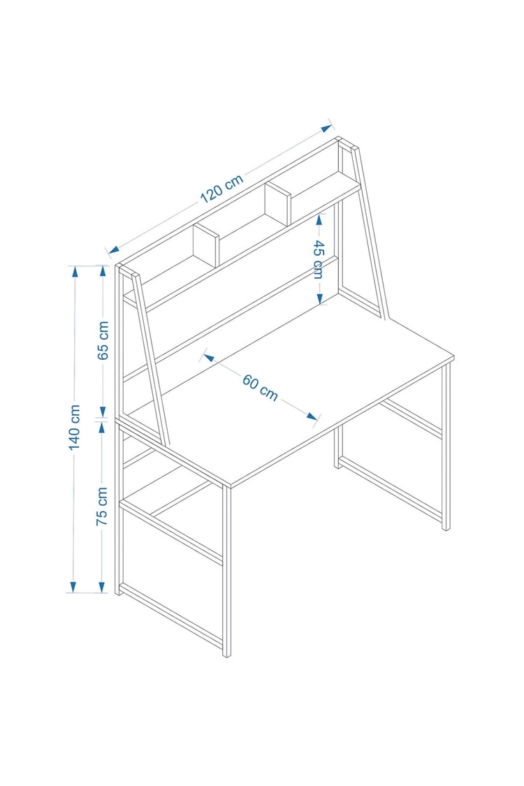 Deconode Majestic Çalışma Masası Çam DN1084C