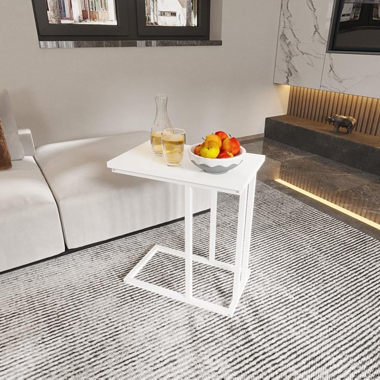 Deconode Neo C Yan Sehpa Beyaz-Beyaz DN1064BB