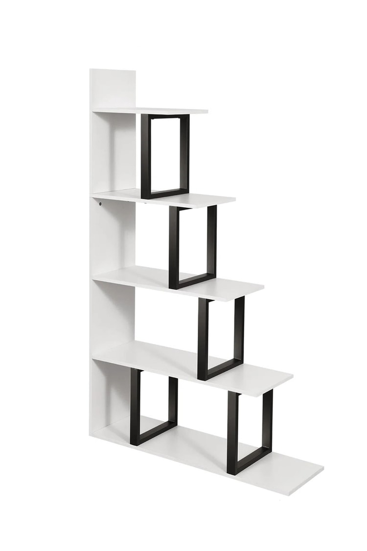 Deconode Step Kitaplık Beyaz DN1126B